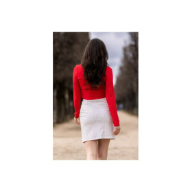 Jupe longue blanche Natacha 